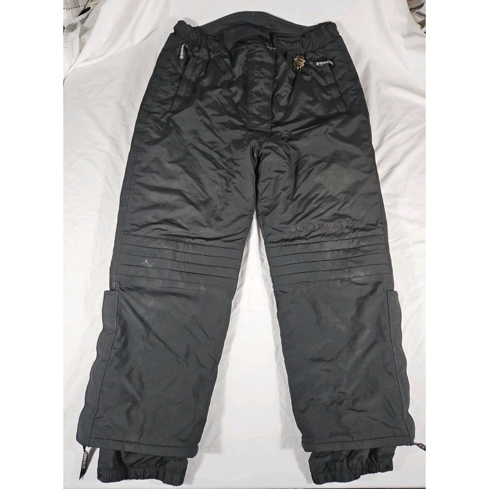 Vintage Cold Wave Womens Snowmobile‎ Pants Black Size 2XL